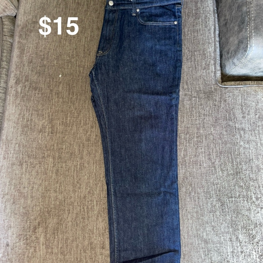 Calvin Klein Blue Slim Fit Jeans Timeless Style